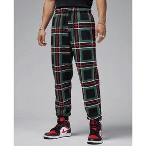 Nike Air Jordan Sweatpants Joggers Plaid FV7462-010 Men's Sizes